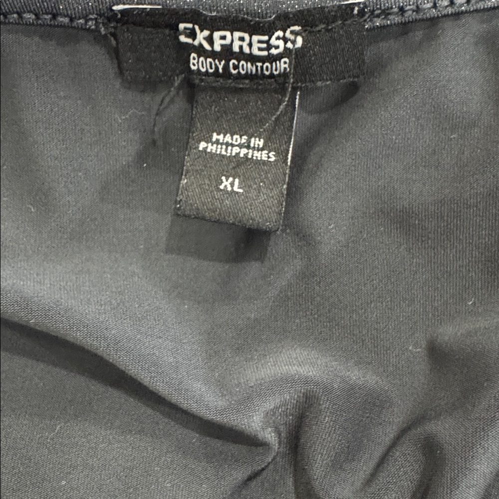 Express Shimmering Black Bodysuit - Picture 5 of 7